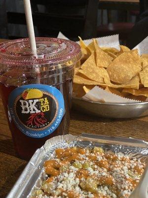 Jamaica, Esquites de la Plaza and Corn Chips