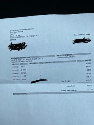 Unexpected Medical Bill w/ No Explanation