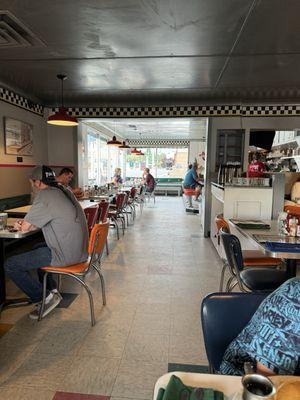 Cute diner interior