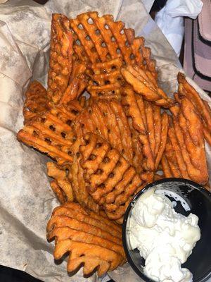 Sweet Potato Waffle Chips