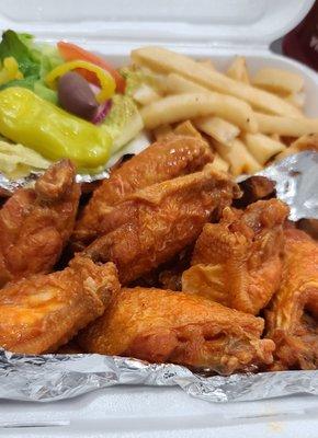 Spicy Buffalo Wing Meal.  These are always delicious and a good price for what you get.