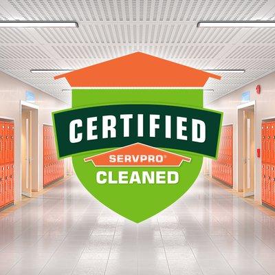 Certified: SERVPRO Cleaned