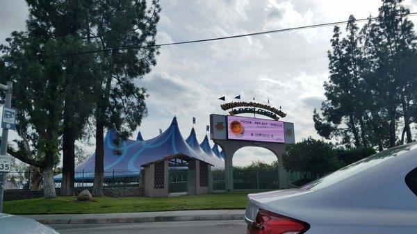 Orange Convention Center across the street.