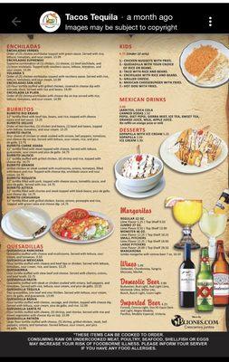 Menu pg 2