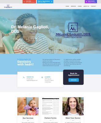 Huge traffic boost and overall UX improvement after a full Website redesign for this California based family dental clinic. - ionhtx.com