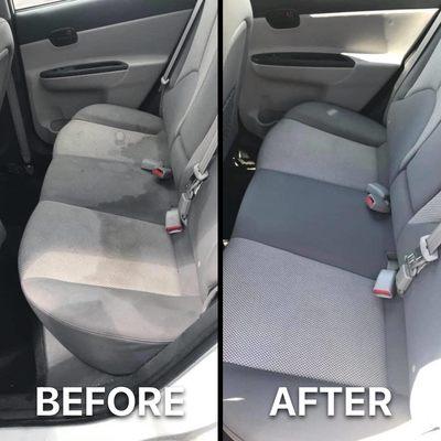 Back seats also turned out super clean.