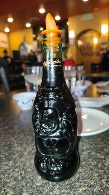 Sauce in a Lucky Buddha Beer Bottle  10-13-2023