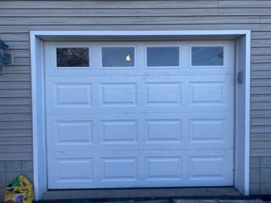 Garage door installation