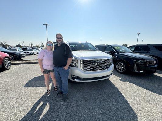 My wife and my new Denali after Will the owner of Stormstrike helped us narrow down our decision with a quality inspection.