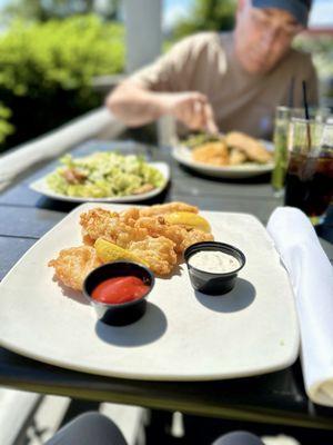 Fried cod