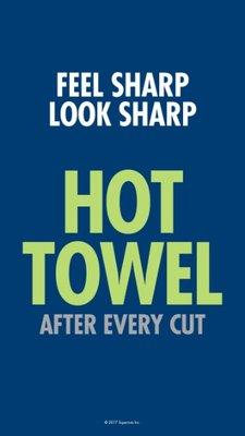 FREE HOT TOWEL with every cut!!!