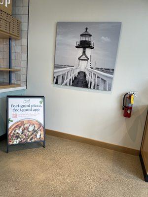 Entrance to the restaurant.