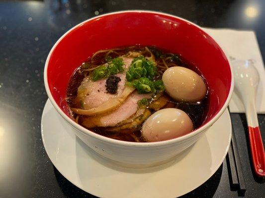 Ajitama Chashu Shoyu Soba ($15)