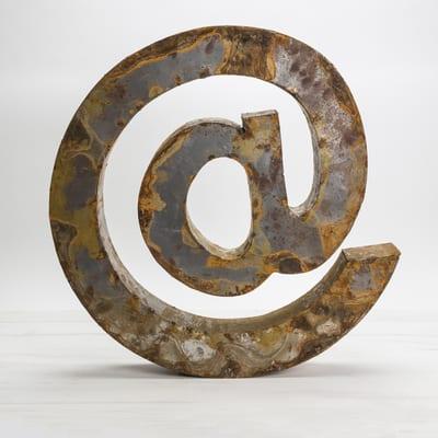 Rusted Steel @ Sign