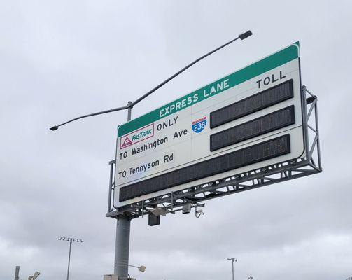 I-880 South Express Lane, at I-238