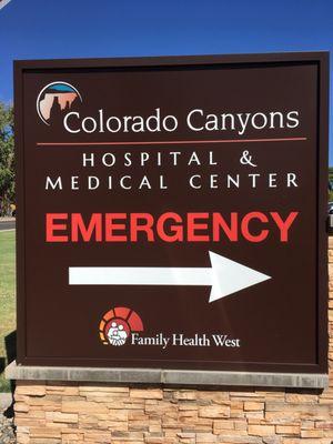 This Colorado Canyons Hospital and medical center.