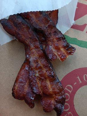 Candied bacon