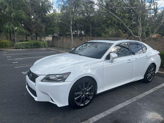 After shot: Literally like new after JST team restored my Lexus. Fantastic work from entire JST Auto - huge shout out to Howie/Jude/Jay!