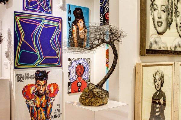 Paintings & sculpture for sale by emerging & established artists!