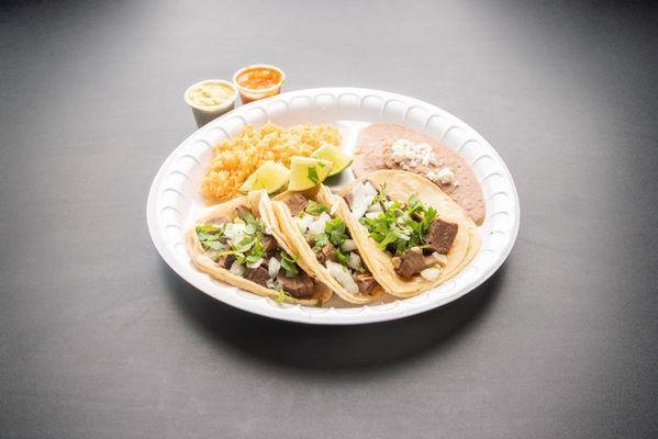 3 Taco Plate