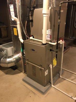 Carrier infinity 98 furnace installation