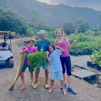 Family fun with plants !