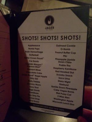 Shots shots shots!