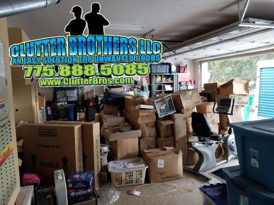 Garage Clutter? No problem! We get rid of it in s snap!!!