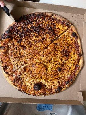 So this is a lightly baked pizza?  Always check your order