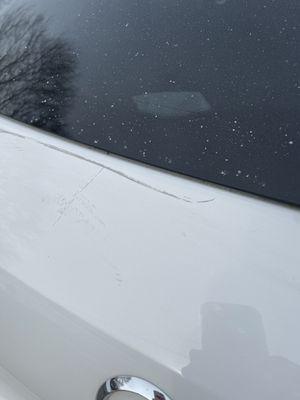 More scratches from the car wash