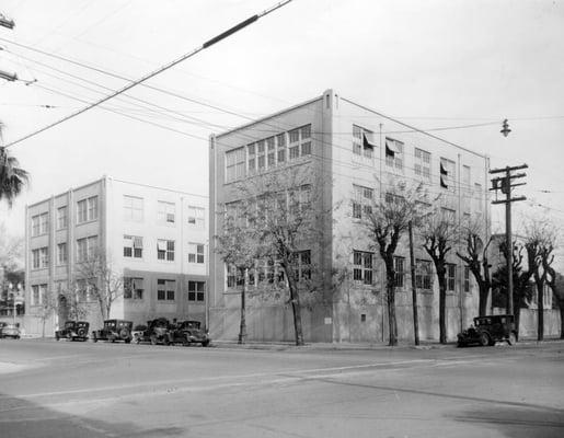 College of Notre Dame was the first to grant degrees to women in California.  College moved to Belmont, the high school remains