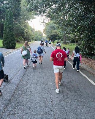 A few photos from our "Walk to School Safely" event last week.  Ft. the local Chamblee Elementary School staff, students, the...