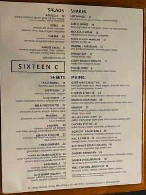 Menu 11/21