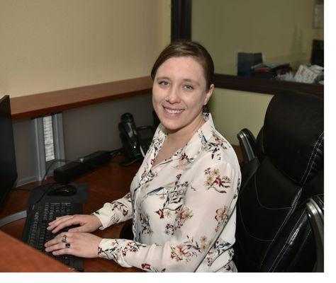 Rachel Fairley, Office Manager.