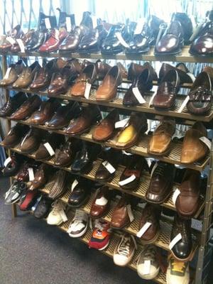 Shoe rack & shoe selections