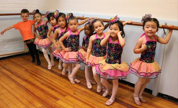 Four year old Ballet by Dianna Petty