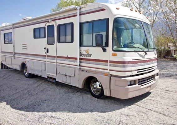 The RV we took in .