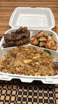 Steak & Shrimp Plate