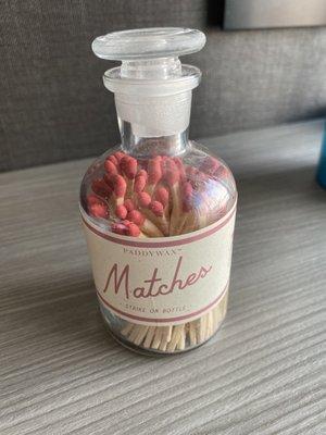 Adorable match jar