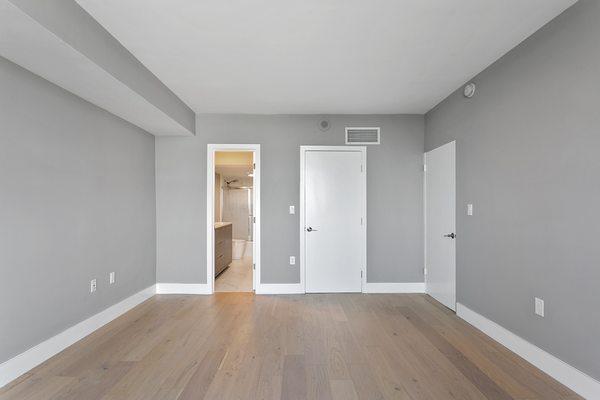 Bathroom & closet view