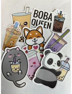 Boba Waterproof Stickers