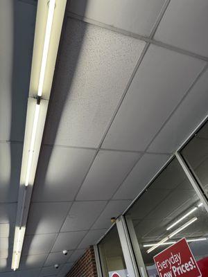 Changing ceiling tiles