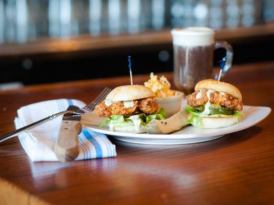 Fried Chicken Slider at brunch