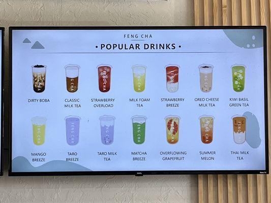 Popular Drinks