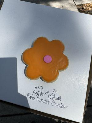 Flower cookie