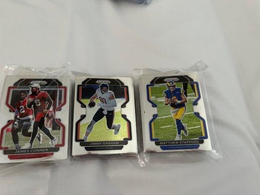 Free football cards gotten