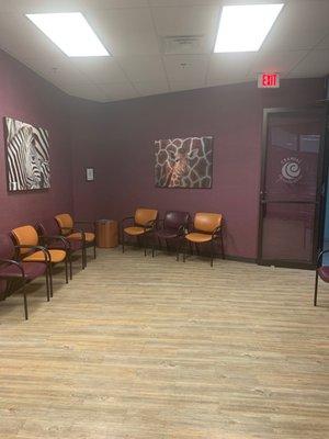 Dallas Clinic waiting area