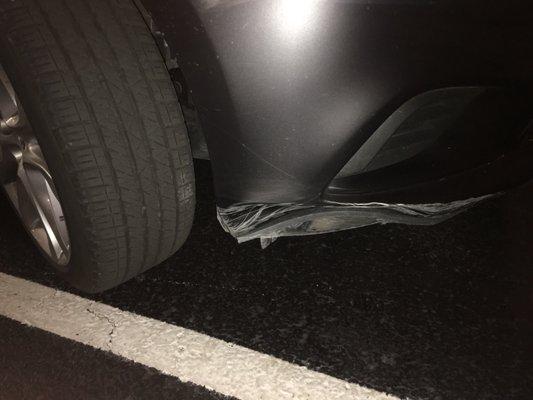 Damage to my rental: Greg Mazda 6