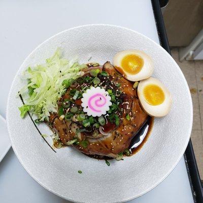 Pork and rice bowl