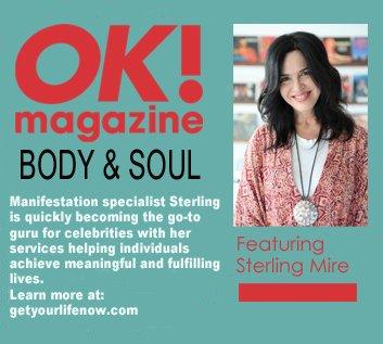 OK! MAGAZINE Selected and featured Sterling and her services in the "Things We Are Obsessed With" section.